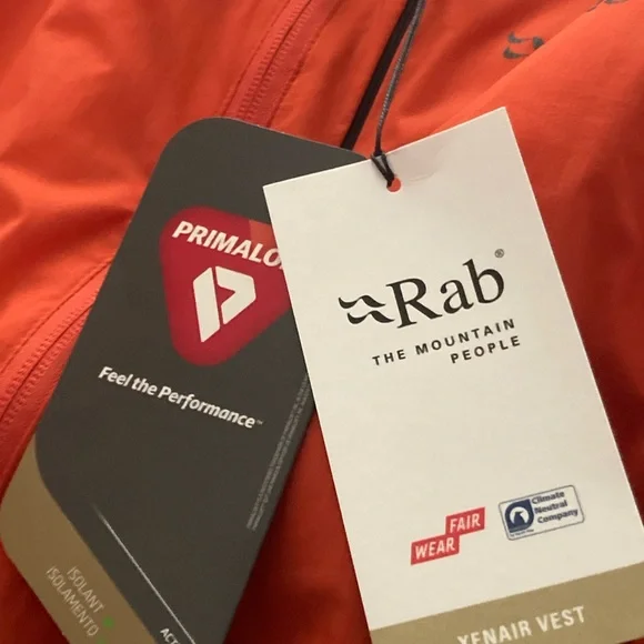 Rab Women's Orange Sleeveless Top - Picture 4 of 6